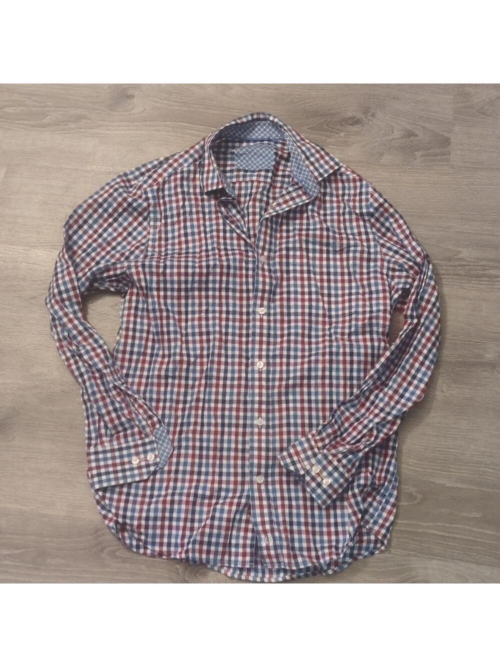 Johnston & Murphy plaid shirt